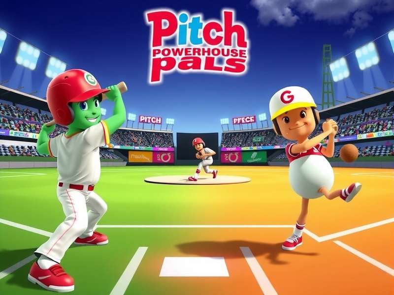 Pitch Powerhouse Pals Batting Gameplay